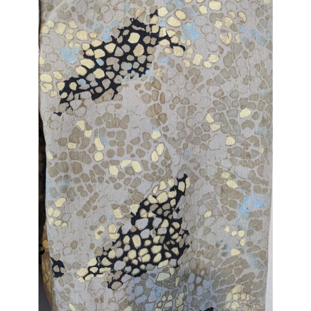 Zac & Rachel Snakeskin Pebble Design Trouser Pants Straight Leg Ankle - Picture 6 of 7